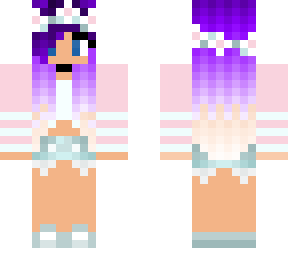 purple hair girl