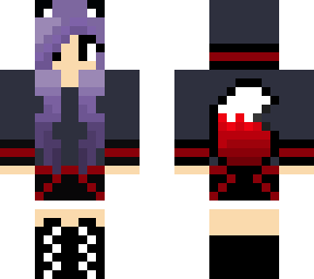 purple/red wolf girl re-do