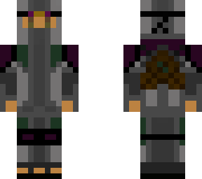 armored ninja skin purple hood
