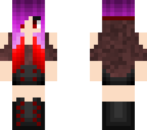 hallowen purple hair girl