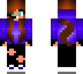 my skin (werewolf girl, purple jacket.)
