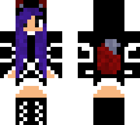 blakc and white hood / red wolf girl