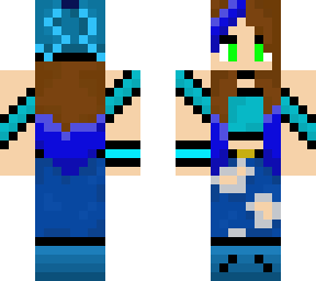blue girl
