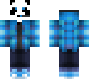 blue panda skin