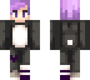 purple panda boy
