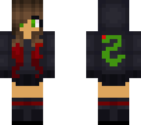 serpent hoodie girl