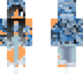 slim camo wolf girl