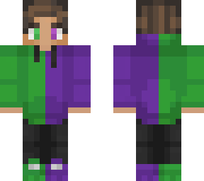 green and purple tryhard