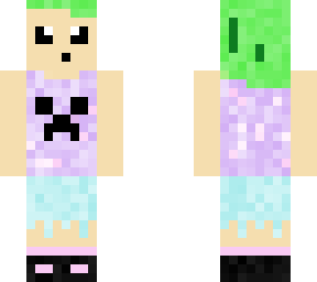 green hair