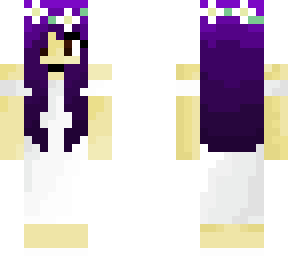 purple girl wedding