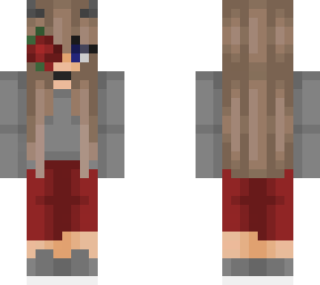 red and gray