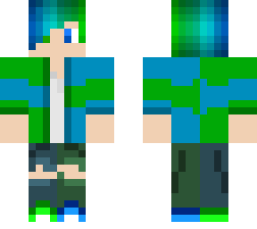 the green - blue dude