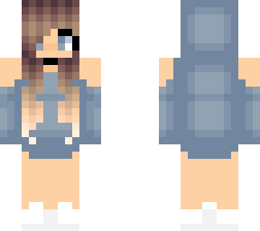 blue hoodie