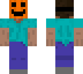 pumpkin mask steve