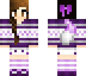 purple sweater girl