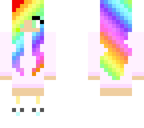 rainbow unicorn girl!!