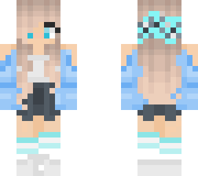 blue girl
