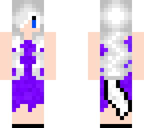 purple dress wolf