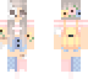 half girl half skeleton flower pastel halloween skin