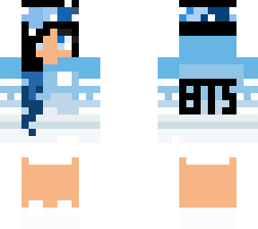 blue bts girl