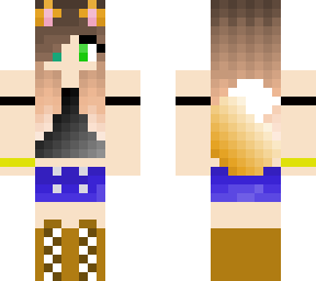 minecraft fox girl