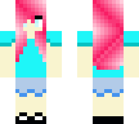 pink haired girl