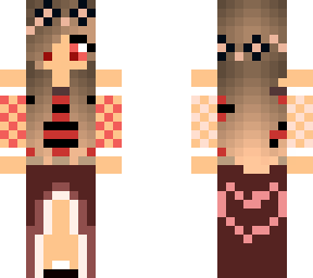 bloody horror flower crown girl