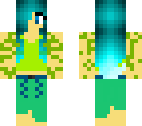 blue girl