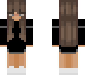 cute black and gray sweater girl