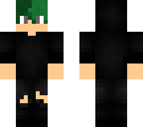 green haired boy