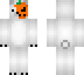 halloween  pumpkin polar bear
