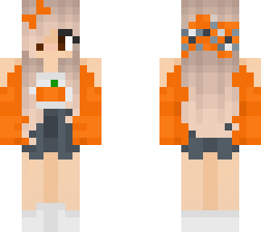 it's spooky season (cute girl in pumpkin shirt)