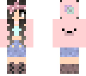 pink bear girl