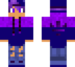 purple-blue cool boy