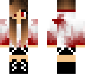 blood hoodie girl