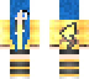 blue hair pikachu