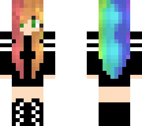 coloured hair goth