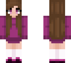 pink sweater girl