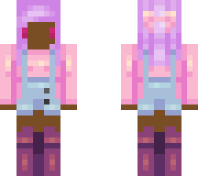 purple farm girl