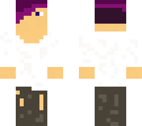 purple hair boio