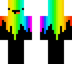 rainbow without face underchin