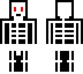 skeleton helloween skin