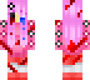 abused pink/red doe
