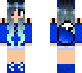 blue wolf girl