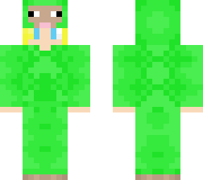 green sheep costume