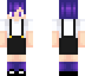 purple hair boy