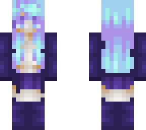 blue girl