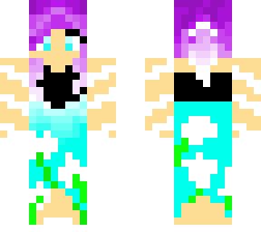 purple hair girl