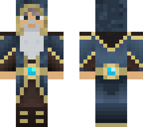 cool blue wizard