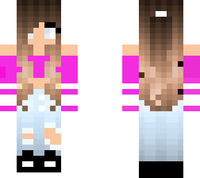 pink and white jumper